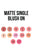 Rivaj UK R-2385) Matte Single Blush On Powder 14g