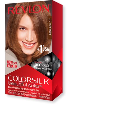 Revlon Colorsilk Light Brown Hair Color 51 – Babe Theory