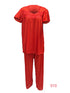 Belleza Silk Pajama Suit 010 Red